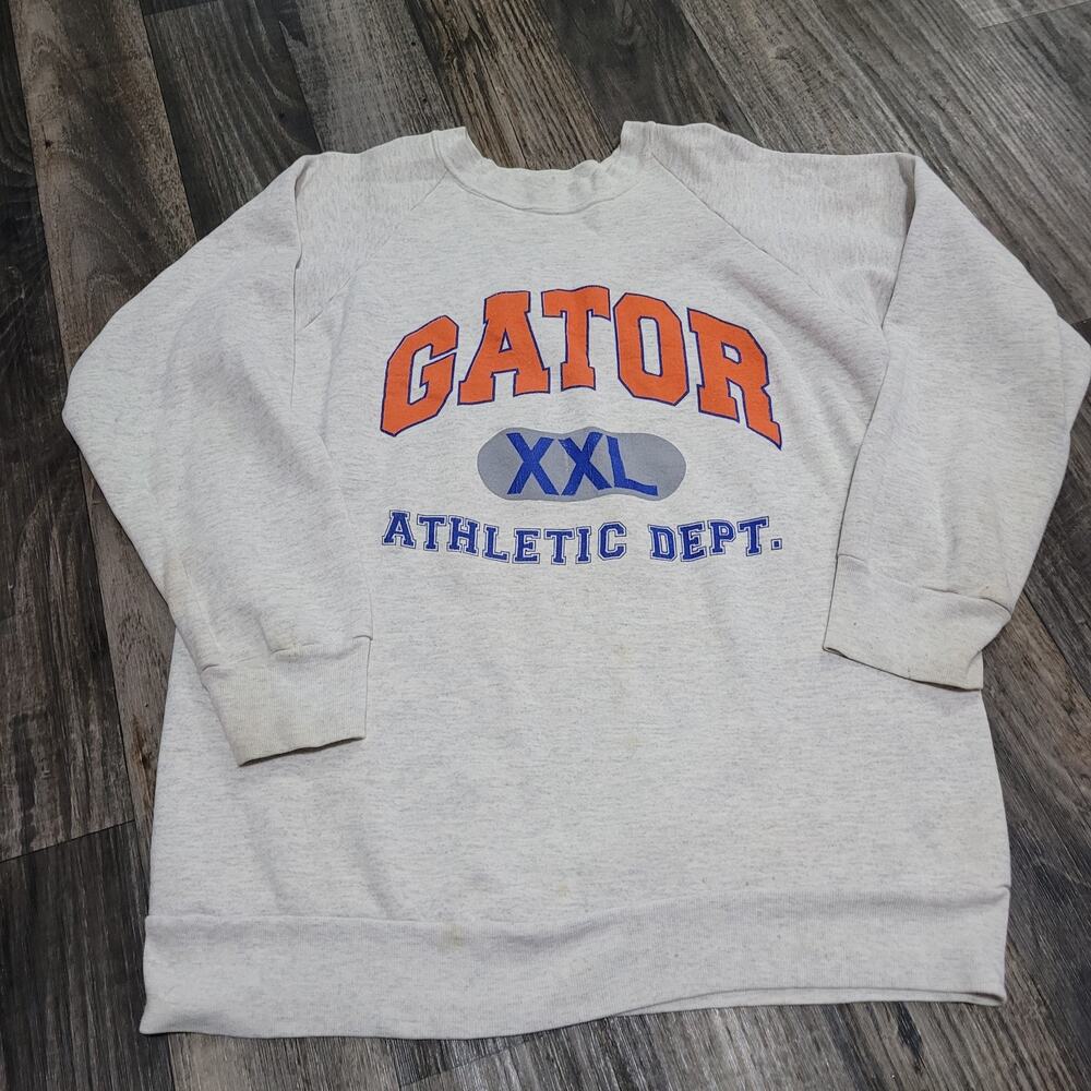 Vintage‎ Florida Gators Athletic Dept. Sweatshirt Mens Football Tee Size XL